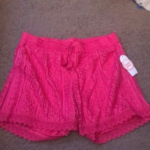 Comfortable pink shorts
